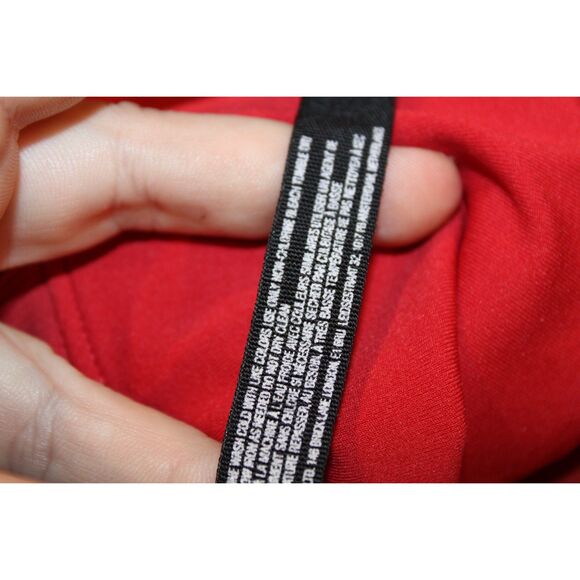 Free People Movement red burgundy cropped workout jumpsuit xlarge - Picture 4 of 11